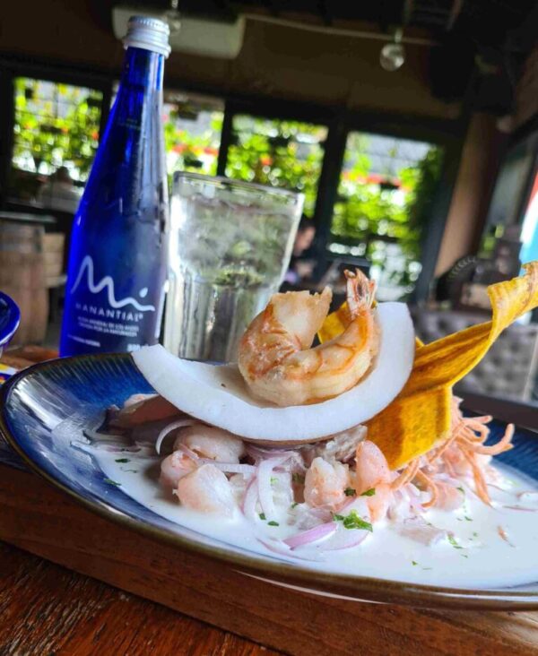Ceviche encocado