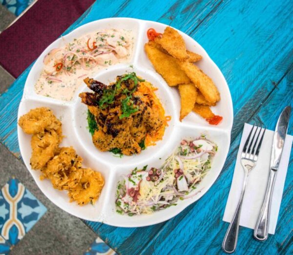 Piqueo de mariscos