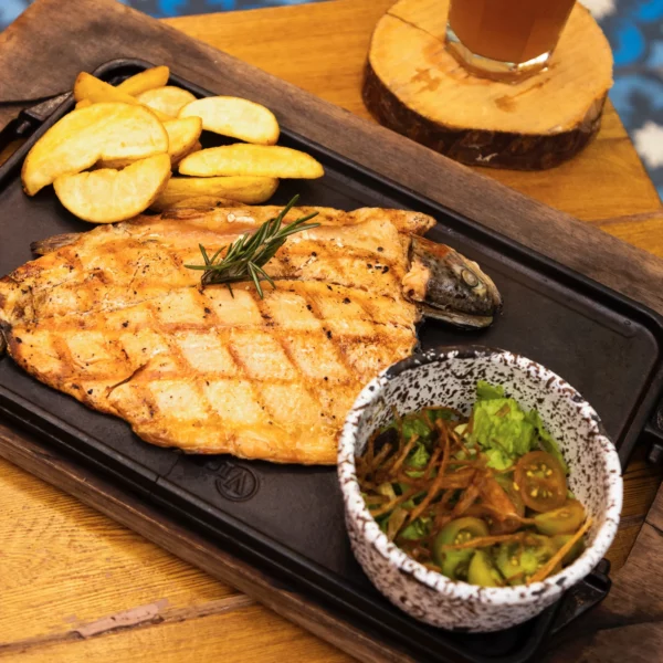 Trucha al horno